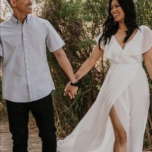 Baltic born white dress- used only once for pics. Good condition